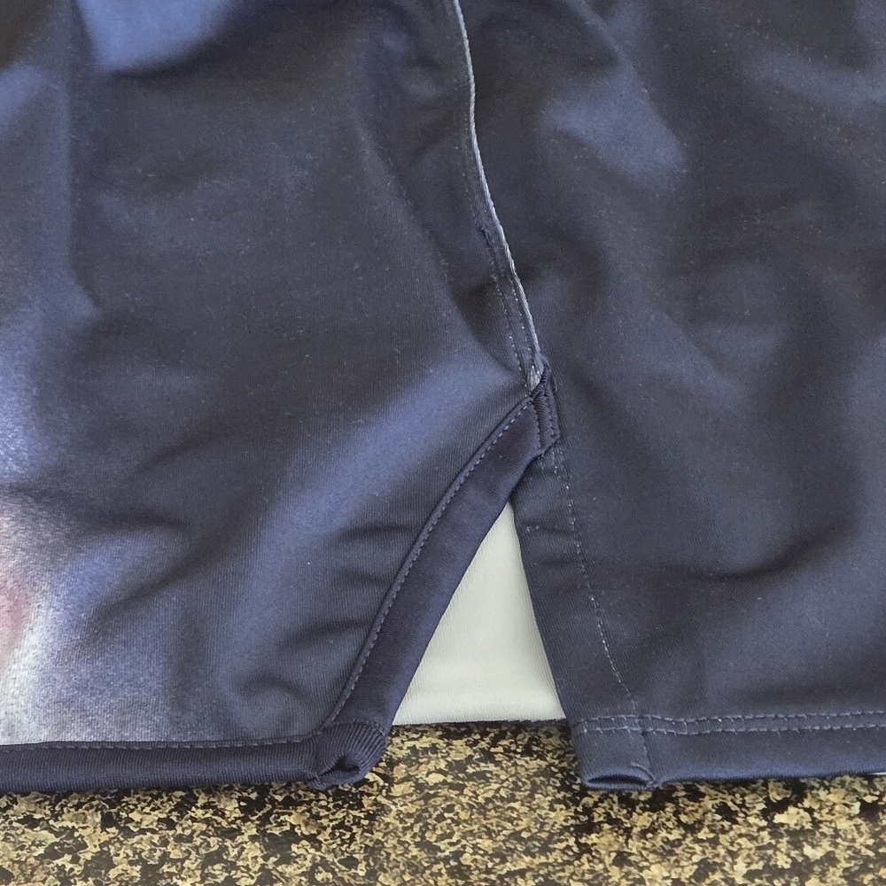 Crown & Ivy Rainbow Tie Dye Skort Womens XL Black Athletic Skirt w/ Shorts Liner - Picture 10 of 11